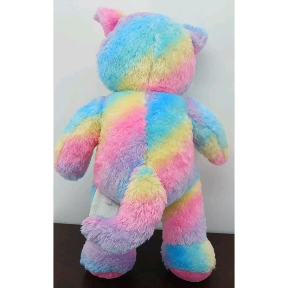 Build A Bear GWL Rainbow Wolf Plush LIMITED EDITION Great Wolf Lodge EXCLUSIVE